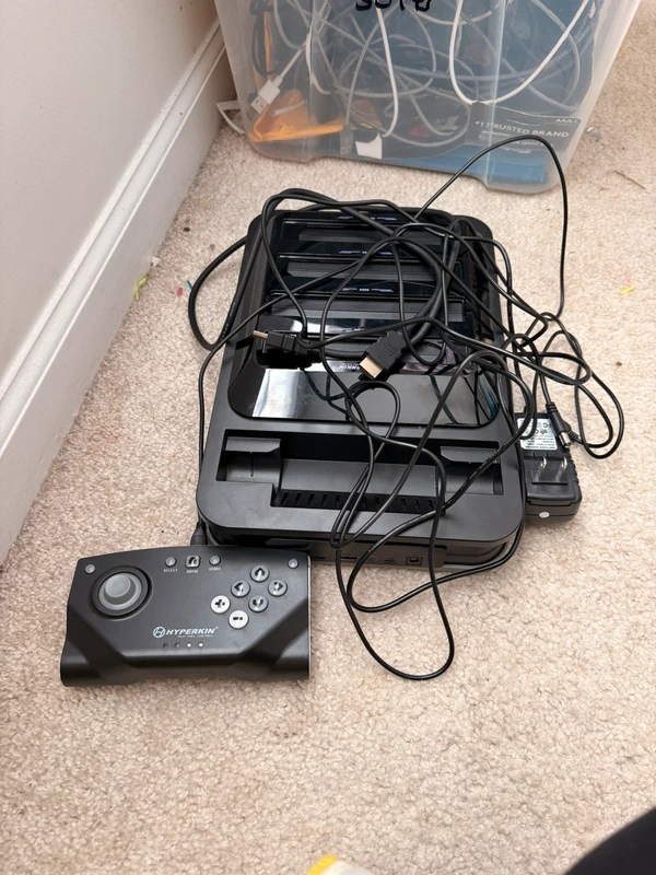 Hyperkin RetroN 5 retro gaming console with controller and cables