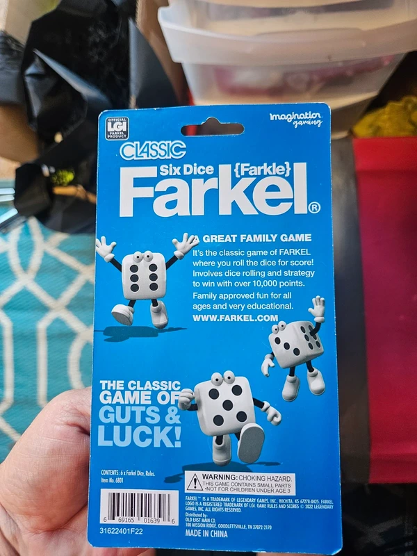 Farkle family dice game by PlayMonster, new without tags